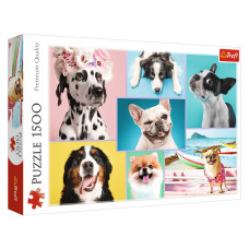 Пазл Trefl Милі собаки 1500 елементів 926186)