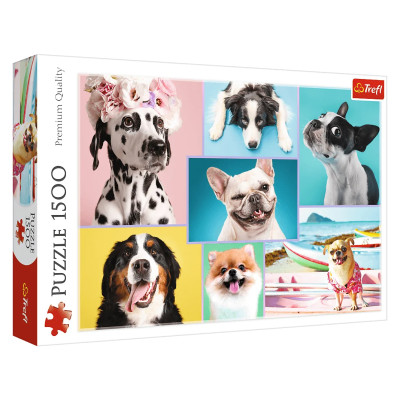 Пазл Trefl Милі собаки 1500 елементів 926186) в Виннице