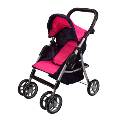 Коляска для ляльки Країна Іграшок Літня (9352-Hot Pink)