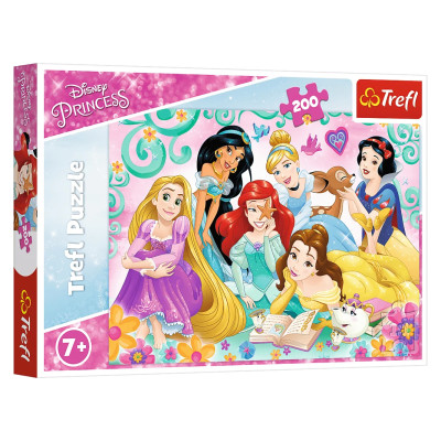Пазл Trefl Disney Princess Щасливий світ принцес 200 елементів (13268)