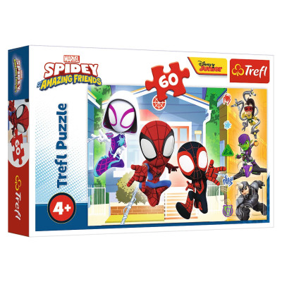 Пазл Trefl Marvel Світ Павучка 60 елементів (17371)