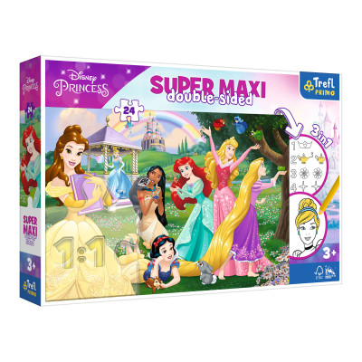 Пазли Trefl 24 Super maxi Щасливі принцеси (41008)