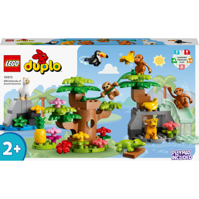 Конструктор LEGO DUPLO Дикі тварини Південної Америки (10973) Конструктор LEGO DUPLO Дикі тварини Південної Америки (10973)