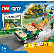 Конструктор LEGO City Місії порятунку диких тварин (60353)