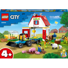 Конструктор LEGO City Тварини на фермі та у хліві (60346)