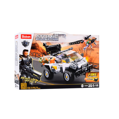 Конструктор Sluban Atomic Storm Операція знищення 300 деталей (M38-B0995) Конструктор Sluban Atomic Storm Операція знищення 300 деталей (M38-B0995)