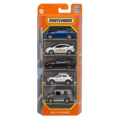 Набір машинок Matchbox MBX City drivers 5 штук 1:64 (C1817/HFH12) в Полтаве
