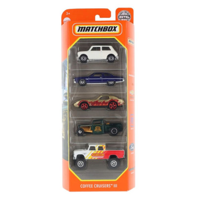 Набір машинок Matchbox Coffe Cruisers ІІІ 5 штук 1:64 (C1817/HFH15) Набір машинок Matchbox Coffe Cruisers ІІІ 5 штук 1:64 (C1817/HFH15)