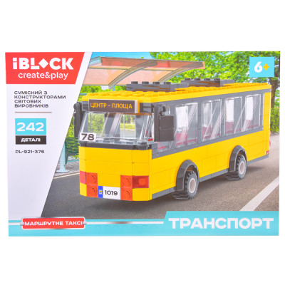 Конструктор IBLOCK Транспорт Маршрутне таксі (PL-921-376) Конструктор IBLOCK Транспорт Маршрутне таксі (PL-921-376)