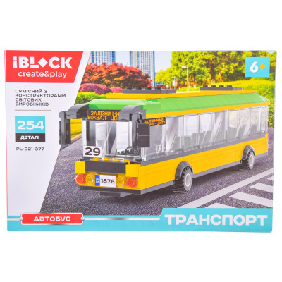 Конструктор IBLOCK Транспорт Автобус (PL-921-377) Конструктор IBLOCK Транспорт Автобус (PL-921-377)