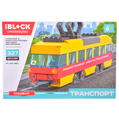 Конструктор IBLOCK Транспорт Трамвай (PL-921-380) Конструктор IBLOCK Транспорт Трамвай (PL-921-380)