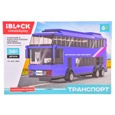 Конструктор IBLOCK Туристичний автобус 381 деталь (PL-921-382)