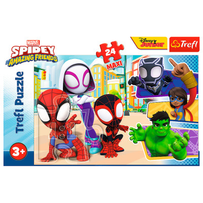 Пазли Trefl Super maxi Спайді та його друзі 24 елементи (14348)