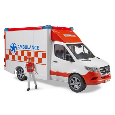 Автомодель Bruder MB Sprinter Швидка допомога з фігуркою (02676) в Ровном