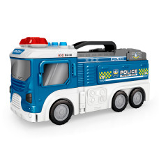 Ігровий набір Lunatik Вантажівка трансформер гараж Поліція (LNK-CDP0687)