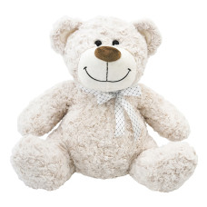 М'яка іграшка Grand Classic Ведмідь білий з бантом 35 см (3303GMТ)