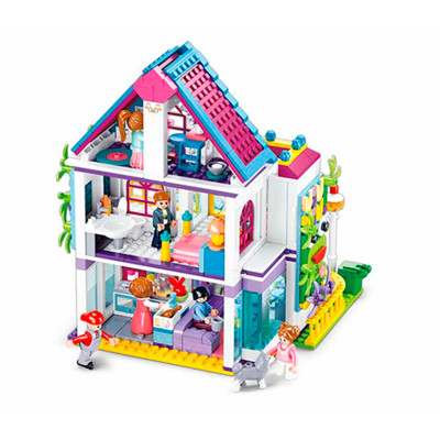 Конструктор Sluban Girls Dream Вілла 730 деталей (M38-B0974) в Черкассах Конструктор Sluban Girls Dream Вілла 730 деталей (M38-B0974) в Черкассах