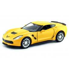 Автомодель Uni-Fortune Chevrolet Corvette C7 жовта 1:32 (554039М(С)