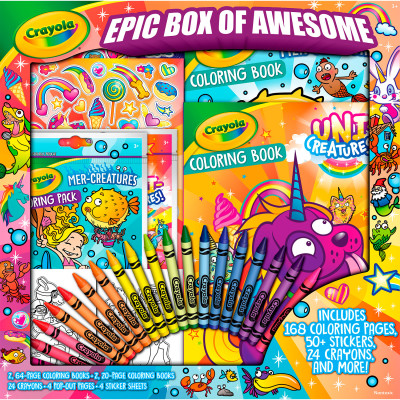 Набір для малювання Crayola Кейс зі скарбами (04-0832)