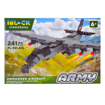 Конструктор IBLOCK Army Літак 241 деталь (PL-921-435)