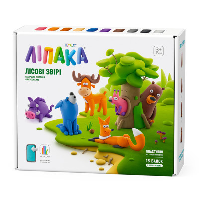 Меганабір пластиліну Ліпака Лісові звірі (15022-UA01) в Ровном Меганабір пластиліну Ліпака Лісові звірі (15022-UA01) в Ровном