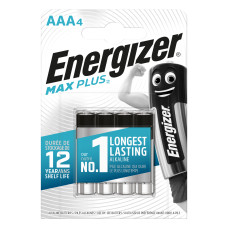 Батарейки Energizer AAA Max plus 4 штуки (7638900437461)
