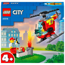Конструктор LEGO City Пожежний гелікоптер (60318)