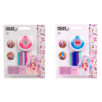 Набір для волосся Create It! Кольорова крейда з аксесуарами в асортименті (84517) Набір для волосся Create It! Кольорова крейда з аксесуарами в асортименті (84517)