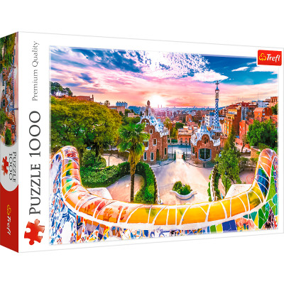 Пазли Trefl Захід сонця над Барселоною Іспанія 1000 елементів (10711)