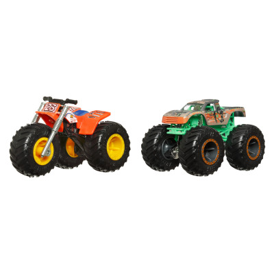 Набір машинок Hot Wheels Monster Trucks Tri to cruch me vs Baja buster (FYJ64/HLT66)