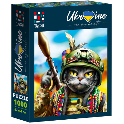 Пазли De.tail Кіт з гранатометом (DT1000-08) в Виннице