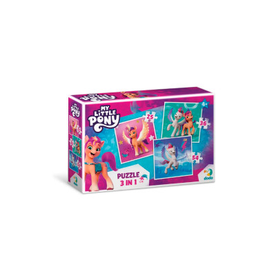 Пазл Dodo My Little Pony 3 в 1 (200384) Пазл Dodo My Little Pony 3 в 1 (200384)
