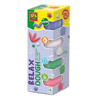 Маса для ліплення Ses Creative Feel good dough Пастель 4 кольори (00514S)