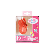 Взуття для ляльки Baby Born Сандалі зі значками червоні (831809-4)