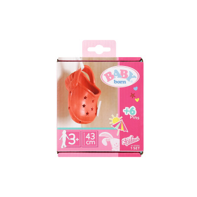 Взуття для ляльки Baby Born Сандалі зі значками червоні (831809-4) в Чернигове