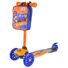 Самокат Hot Wheels триколісний з рюкзаком (LS2212)