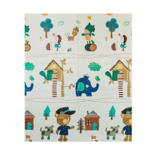 ​Дитячий двосторонній складний килимок Poppet Лісові мешканці та Добрі сусіди (2036013)