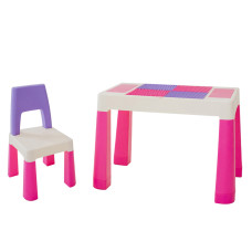 ​Ігровий стіл і стільчик Poppet Колор Пінк ​5 в 1 (2035004)