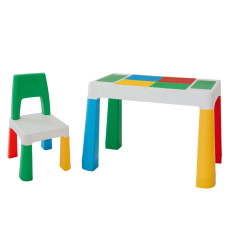 Ігровий стіл та стілець Poppet Колор Грін 5 в 1 (2035006)