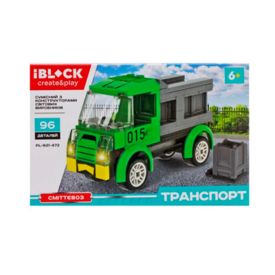 Конструктор IBLOCK Міський транспорт зелений (PL-921-472/4)