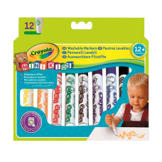 Фломастери Crayola Mini Kids washable 12 шт (8325)