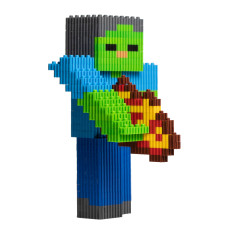 ​Іграшка-конструктор Vita toys Піксель Зомбі (VTK 0116)