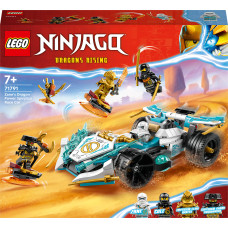 Конструктор LEGO NINJAGO Суперсила дракона Зейна автомобіль для перегонів спін-джитсу (71791)