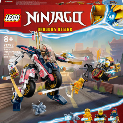 Конструктор LEGO NINJAGO Перегоновий робобайк-трансформер Сори (71792) в Ровном