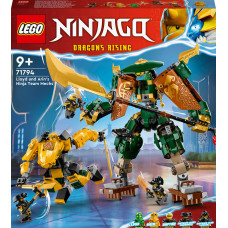Конструктор LEGO NINJAGO Командні роботи ніндзя Ллойда й Арін (71794)