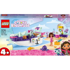 Конструктор LEGO Gabby's Dollhouse Корабель і спа Ґаббі й Нявки (10786)