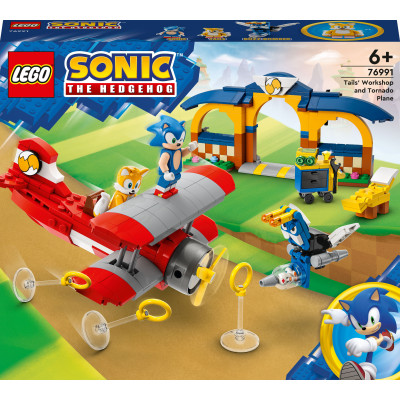 Конструктор LEGO Sonic the Hedgehog Майстерня Тейлз і літак Торнадо (76991) Конструктор LEGO Sonic the Hedgehog Майстерня Тейлз і літак Торнадо (76991)