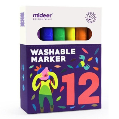 Маркери Mideer 12 кольорів (MD4069) Маркери Mideer 12 кольорів (MD4069)