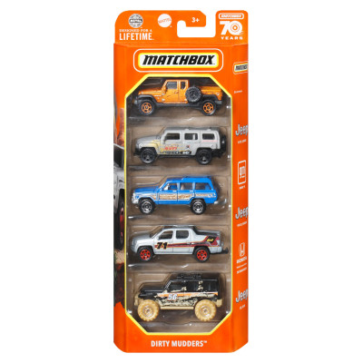 Набір автомобілів Matchbox Dirty mudders (С1817/HKY16)