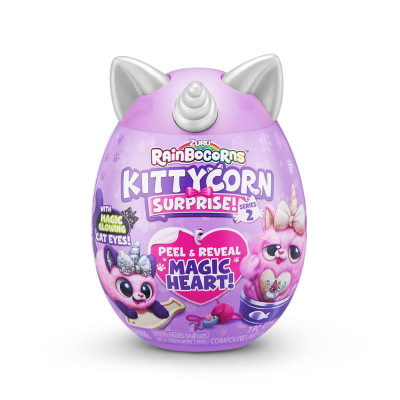 М'яка іграшка-сюрприз Rainbocorn-B Kittycorn surprise S2 (9279B)